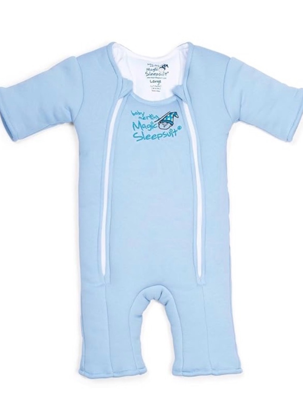Baby Merlin Magic Sleepsuit Light Blue Sleeper